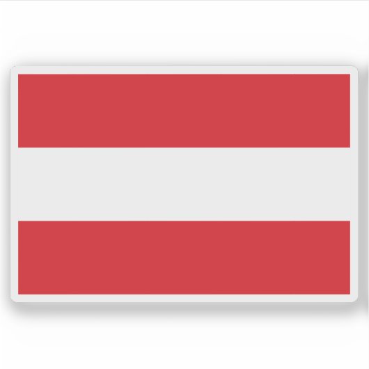 Vlag van Leuven, België Sticker (Voorkant)