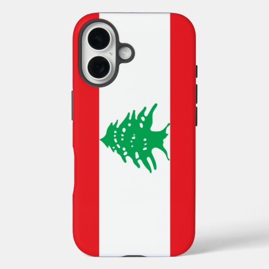Vlag van Libanon Case-Mate iPhone Case (Achterkant)
