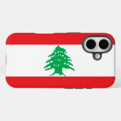 Vlag van Libanon Case-Mate iPhone Case (Achterkant (horizontaal))