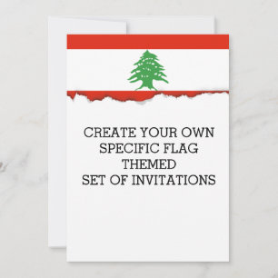Vlag van Libanon Kaart