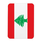 Vlag van Libanon Magneet (Verticaal)