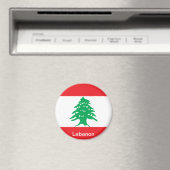 Vlag van Libanon Magneet (Insitu (Vaatwasser))