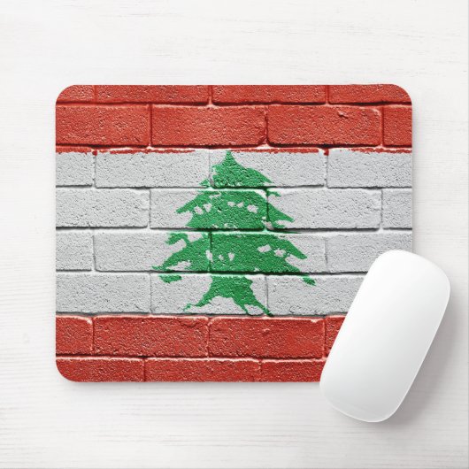 Vlag van Libanon Muismat (Met muis)