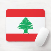 Vlag van Libanon Muismat (Met muis)
