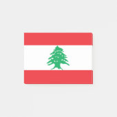 Vlag van Libanon Post-it® Notes (Voorkant)