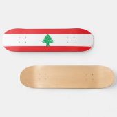 Vlag van Libanon Skateboard (Horizontaal)