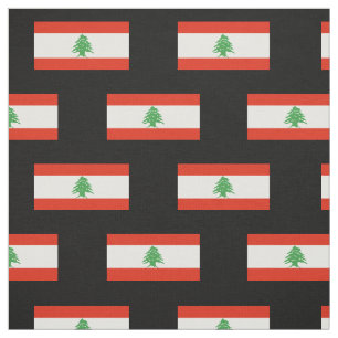 Vlag van Libanon Stof