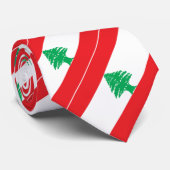 Vlag van Libanon Stropdas (Opgerold)