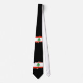 Vlag van Libanon Stropdas (Voorkant)