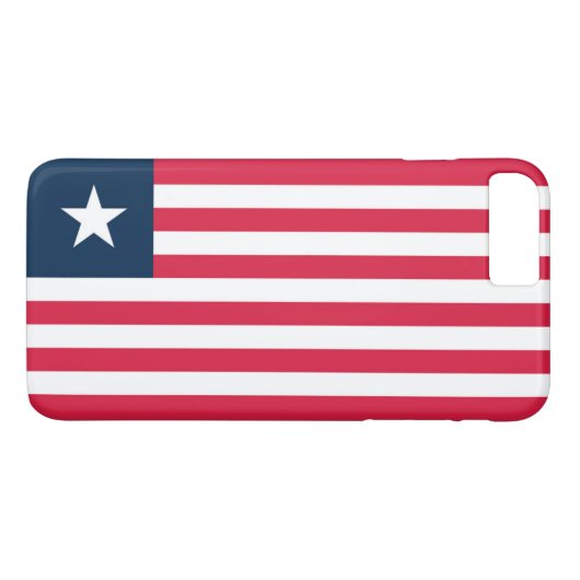 Vlag van Liberia Case-Mate iPhone Case (Achterkant (Horizontaal))