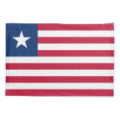 Vlag van Liberia Kussensloop (Achterkant)