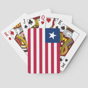 Vlag van Liberia Pokerkaarten