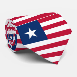 Vlag van Liberia Stropdas