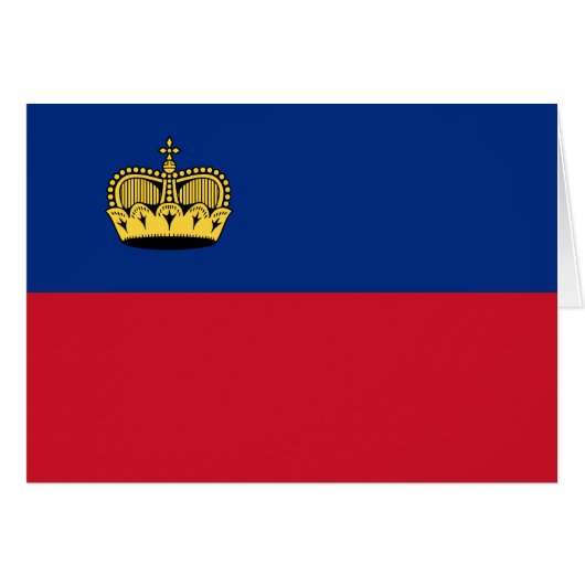 Vlag van Liechtenstein (Voorkant Horizontaal)