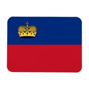 Vlag van Liechtenstein Magneet