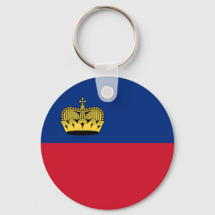 Vlag van Liechtenstein Sleutelhanger