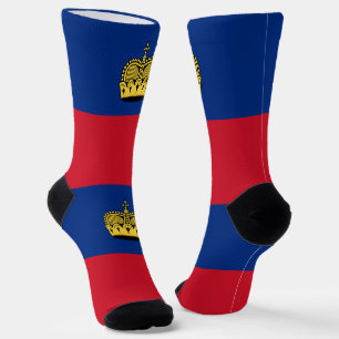 Vlag van Liechtenstein Sokken