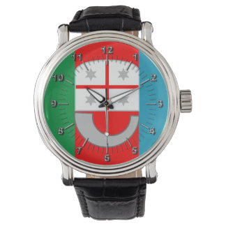 Vlag van Ligurië (Italië) Horloge