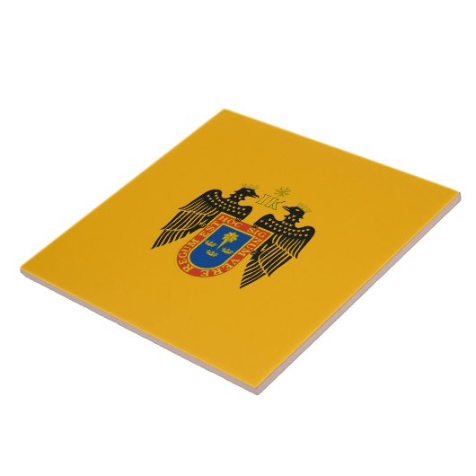 Vlag van Lima (Peru) Tegeltje (Zijkant)