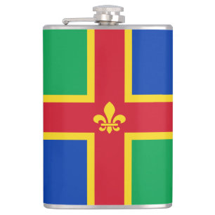 Vlag van Lincolnshire Heupfles