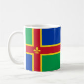 Vlag van Lincolnshire Koffiemok (Links)