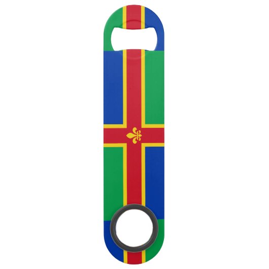 Vlag van Lincolnshire Speed Flessenopener (Voorkant)