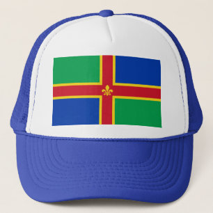 Vlag van Lincolnshire Trucker Hat Trucker Pet