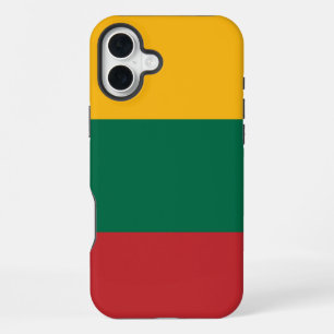 Vlag van Litouwen iPhone 16 Plus Hoesje