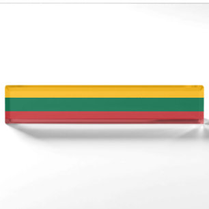 Vlag van Litouwen Naambordje