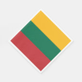 Vlag van Litouwen Servet (Hoek)