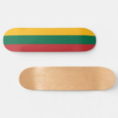 Vlag van Litouwen Skateboard (Horizontaal)