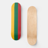 Vlag van Litouwen Skateboard (Voorkant)