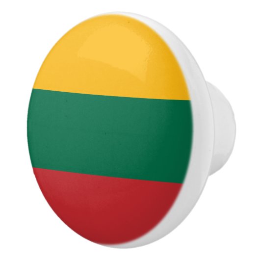 Vlag van Litouwse keramische Knob Keramische Knop (Rechts)