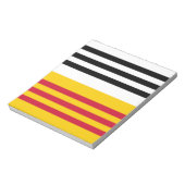 Vlag van Loon op Zand Notitieblok (Gedraaid)