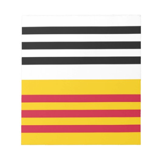 Vlag van Loon op Zand Notitieblok (Voorkant)