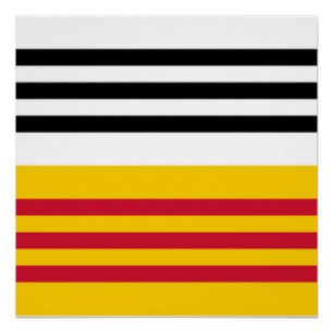 Vlag van Loon op Zand Perfect Poster