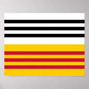 Vlag van Loon op Zand Poster