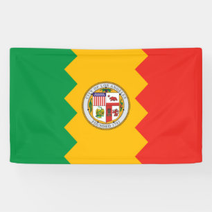 Vlag van Los Angeles (Californië, Verenigde Staten Spandoek