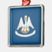 Vlag van Louisiana Ceramic Ornament (Links)