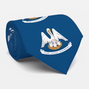 Vlag van Louisiana Stropdas