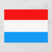 Vlag van Luxemburg Briefkaart (Voorkant)