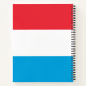 Vlag van Luxemburg Notitieboek (Achterkant)
