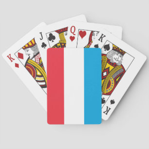 Vlag van Luxemburg Pokerkaarten
