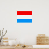 Vlag van Luxemburg Poster (Keuken)