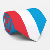 Vlag van Luxemburg Stropdas (Opgerold)