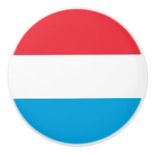Vlag van Luxemburgse keramische Knob Knop