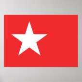 Vlag van Maastricht Poster (Voorkant)