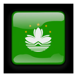 Vlag van Macau Perfect Poster