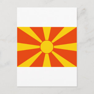 Vlag van Macedonië Briefkaart