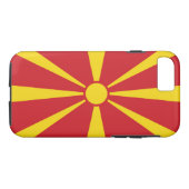 Vlag van Macedonië Case-Mate iPhone Case (Achterkant (Horizontaal))